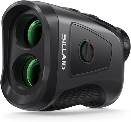 Golf Range Finder with Slope, 1200 Yards Range Finder Golf with Pin Lock Vibration, Magnetic Golf Rangefinders, 7X