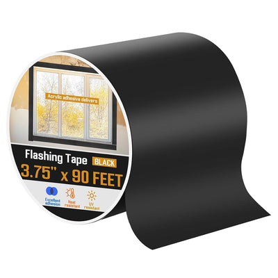 1 Roll Window Flashing Tape Waterproof, 3.75 Inch X 90 ft