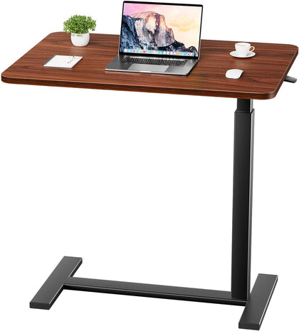 Overbed Table, Bedside Table, Mobile Standing Desk for Apartment