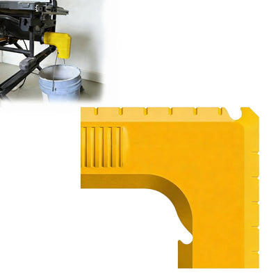 Dust Extraction Adapter for DeWALT Table Saws — 2.5 Inch Dust Collector Connector, Simple Slide-On Installation with Built-In Bag Hook