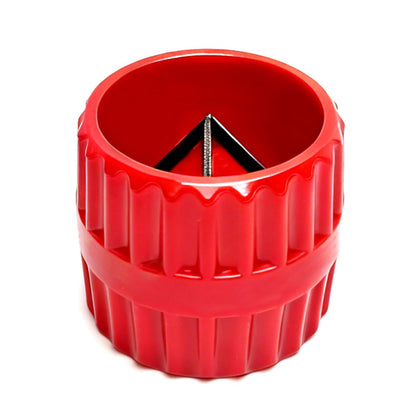 Copper Pipe Deburring Tool 6-Blade Pipe Reamer 3/16" to 1-1/2" | for Copper, PVC, PPR, Brass & Aluminum Pipes