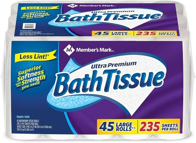 Member's Mark Ultra Premium Bath Tissue, 2 ply (235 Sheets, 45 Rolls)