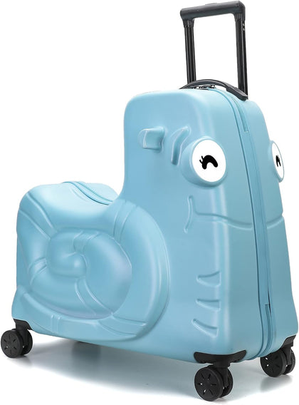 Kids Ride-on Luggage with Spinner Wheels Suitcase, Kid's Ride-On Suitcase Help Your Child Relax, Carry On Trolley