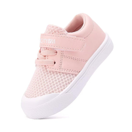Toddler Walking Shoes Baby Boy Girl Barefoot Sneakers Pink Size 8