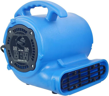 1/4hp 900CFM Air Mover Carpet Dryer Floor Fan Cooling Fan - Industrial Heavy Duty Abanico de Piso Blower Fan with