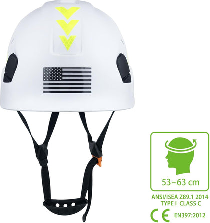 Hard Hat with Chin Strap Construction Industrial CE EN397