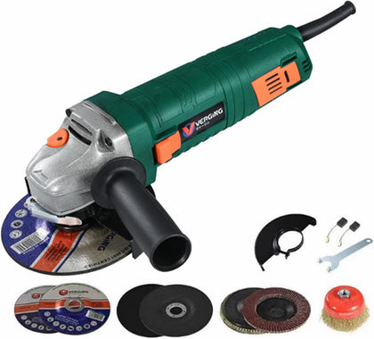 Angle Grinder, 7.5-Amp 4 1/2 Angle Grinder Tool, Variable Speed Angle Grinder, Electric Grinder Power Tools