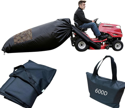 Lawn Tractor Leaf Bag 600D Heavy Duty Material 54.Cu.Ft Standard Leaf Bagger for Riding Lawn Mower,Heavy Duty Leaf