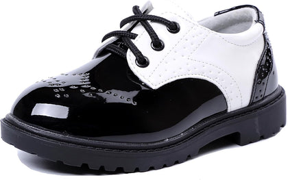 Children's Boy's Girl's Lace-Up School Uniform Shoes Comfort Oxford Dress Shoes (Toddler/Little Kid/Big Kid)