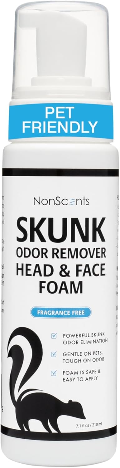 Skunk Odor Remover Head & Face Foam - Skunk Odor from Pets