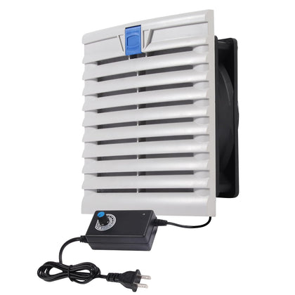 150x150mm Cabinet Ventilator Kit with 120x25mm Fan and Speed Controller