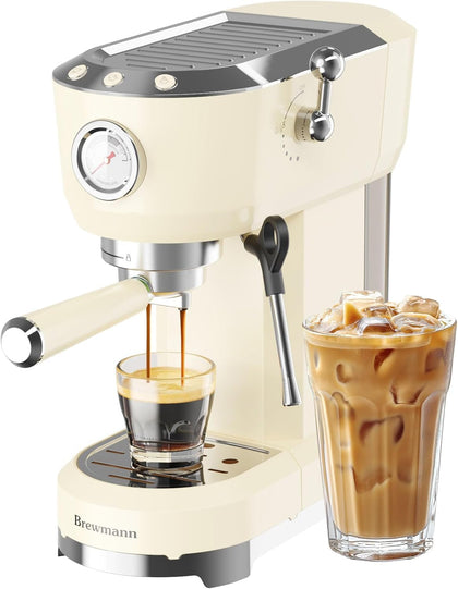 Espresso Machine 20 Bar, Latte and Cappuccino Machine with Steam Milk Frother, Fast Heating, Professional Espresso
