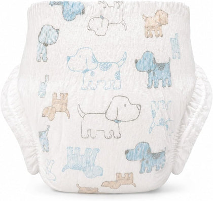 Baby Diapers | Vintage Rose, Puppy & Safari Prints | Sizes 1–4 | Soft, Absorbent & Gentle on Skin | 20–25 Count