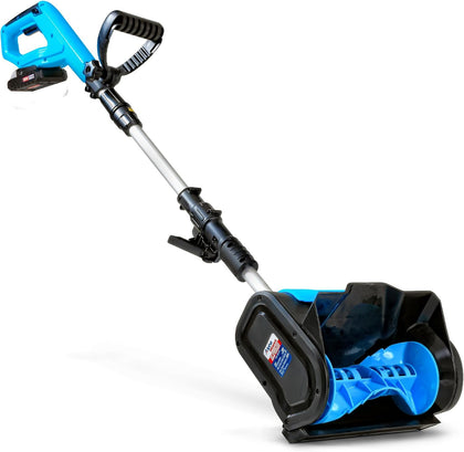 Cordless Snow Shovel, 20V 2Ah DC Electric Snow Thrower - Removable Battery, Lightweight Design, 10"x5" Clearing Path