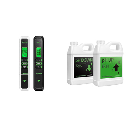 VIVOSUN Digital pH and TDS Meter Kits and pH Up & pH Down Kit, 1 Quart Each, pH Control Kit for Balanced pH Level and