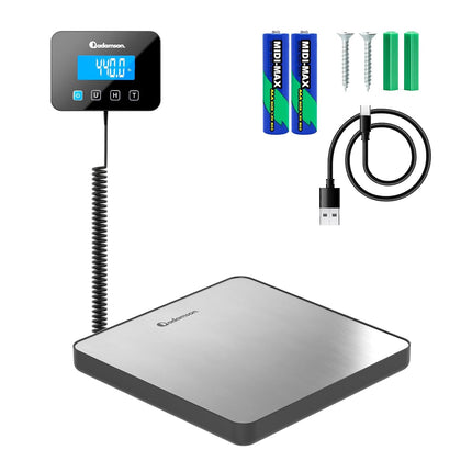 Shipping Scale for Small Business - 440 lbs/0.35oz - High Accurate Digital Postal Scale with Hold/Tare Function