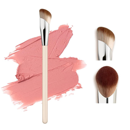 Concelar Brush Makeup Liquid Foundation Brush Angled Face Blush Brushes For A Sculpted Look, Great For Cream, Liquid