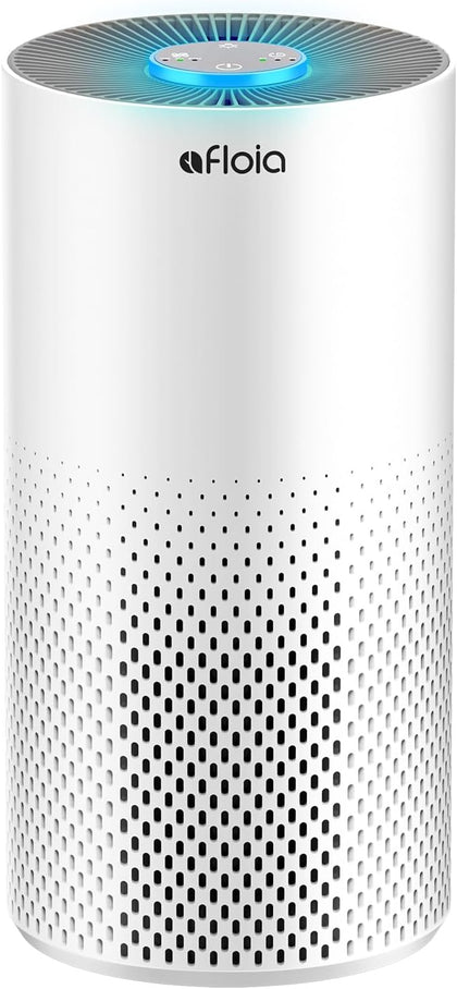 Air Purifier for Home Bedroom Large Room up to 1076 Sq Ft | 3-Stage Filter, 22dB Sleep Mode, 7 Color Light, 2/4/8H