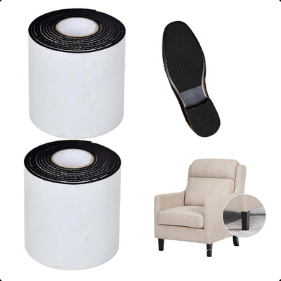 2 Roll Anti Slip Traction Tape, Grip Tape for Shoes, 10 * 100cm+5 * 100cm, Friction Abrasive Adhesive for