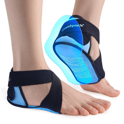 Plantar Fasciitis Relief Ice Packs, 2PCS Heel Ice Pack Warp