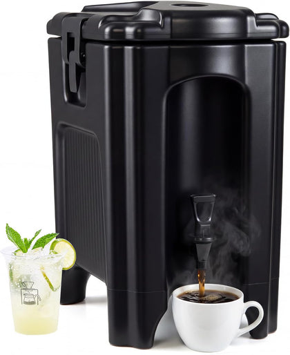 5 Gal Insulated Beverage Dispenser, Commercial Coffee Drink Serve