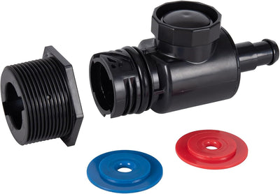 ATIE Pool Cleaner Black Universal Wall Fitting UWF Connector Assembly 9-100-9005 Replacement for Zodiac Polaris 280, 380 Black Max, 3900 Sport, TR35P, Quattro Sport Pool Cleaners