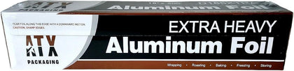 Premium 18" x 500' (750 SQF) Extra Heavy Duty Aluminum Foil Wrap 35 Microns | Commercial Grade & Extra Thick, Strong