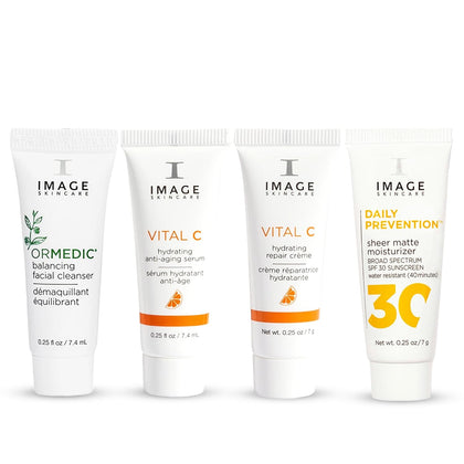 IMAGE Skincare, Five Star Favorites Introductory Skin Care 4 Step Regimen Set for Brighter, Healthier Looking Skin