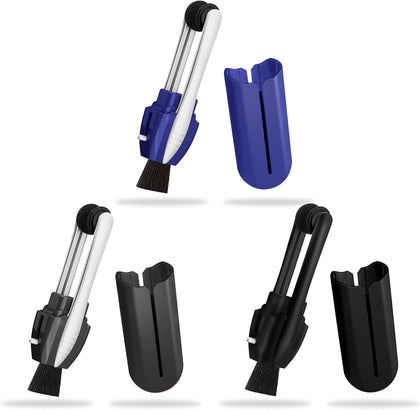 Portable Microfiber Eyeglass Cleaner (3 Count), Efficient and Durable Carbon Microfiber Technology, Lens Cleaner with