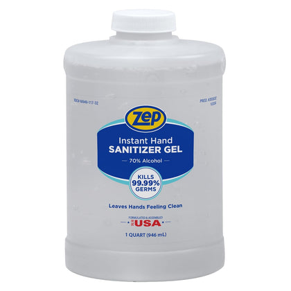 Instant Hand Sanitizer Gel – Kills 99.99% of Germs – 32 oz (Pack of 1) 355810 - Residue-free which leaves hands
