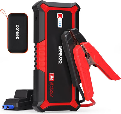 GP4000: SuperSafe 4000A Jump Starter - 12V Car Battery Booster Pack