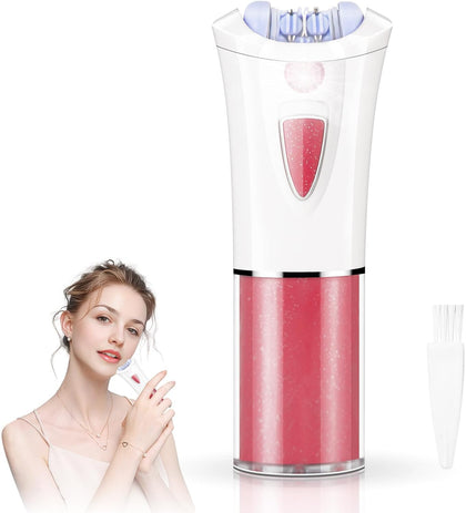 2026 Upgraded Facial Epilator for Women,Smooth Glide Cordless Hair Removal Device with LED Light,Precise & Painless