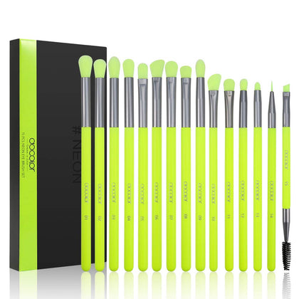 Eyeshadow Brush Set 15Pcs, For Eye Shading, Blending & Detail Work
