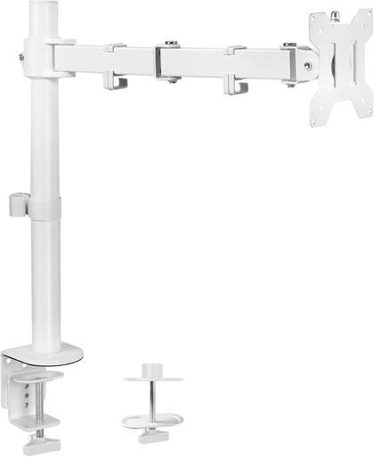 Single Monitor Arm Desk Mount, Holds Screens up to 32 inch Regular and 38 inch Ultrawide, Fully Adjustable Stand with