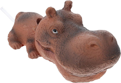 Hippo Statue Aquarium Air Decorations Oxygen Pump Resin Animal Figruine Craft Aerating Action Ornament Aquarium Fish