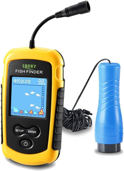 Small Portable Fish Finder Kayak Sonar Handheld Fish Finders Ice Fishing Castable Depth Finder Boat Fisherman Gifts
