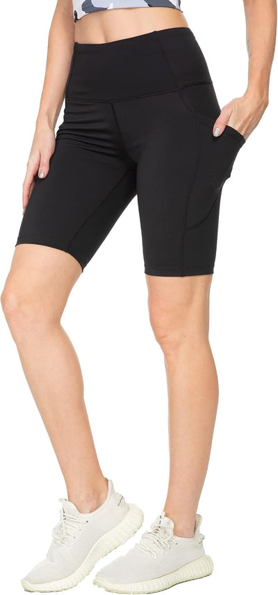 Yoga Pants for Women with Pockets High Waisted Leggings Tummy Control