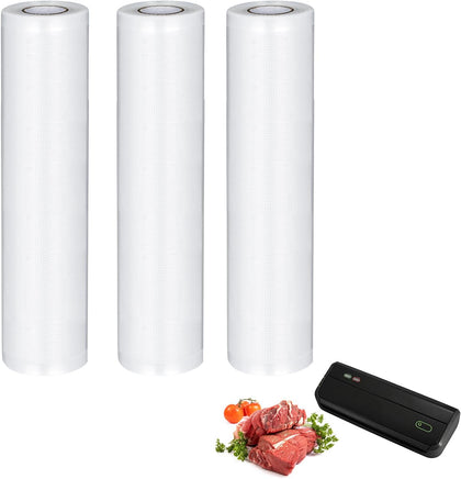Vacuum Seal Bags For Food Compatible With Foodsaver Bags Rolls, 11 Inch