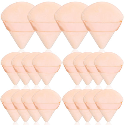 20pcs Triangle Powder Puff, Loose Powder Puffs Makeup Puff for Face Powder, Setting Powder Puff for Make Up, Face