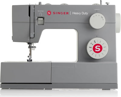 4411 (Grey) High Speed Heavy Duty Sewing Machine with Accessories | 11 stitches deliver 69 applications, 50% more