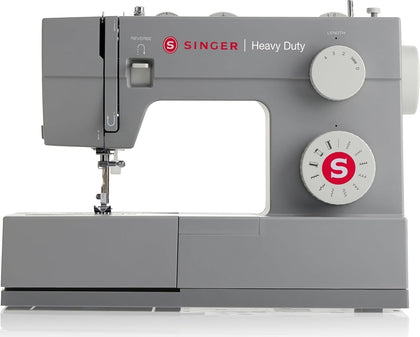 4411 (Grey) High Speed Heavy Duty Sewing Machine with Accessories | 11 stitches deliver 69 applications, 50% more