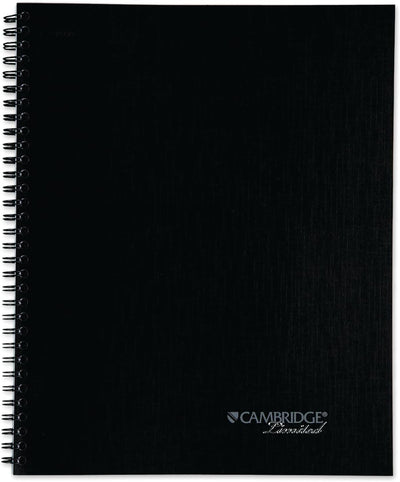Business Notebook, Action Planner, Legal Ruled Paper, 8-1/2" x 11", 80 Sheets, Flexible Soft Touch Cover, Wirebound