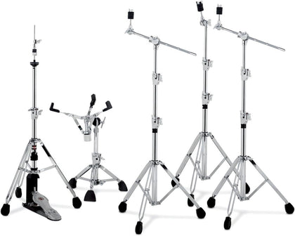 9700 Series 5-Piece Heavy-Duty Drum Hardware Pack,Includes Direct-Pull Hi-Hat Stand, 2 Boom Cymbal Stands, Straight