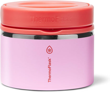 Insulated Food Jar with Leakproof Lid (12 oz, Spring Blossom) - Stainless Steel Food Containers for Hot & Cold Meals