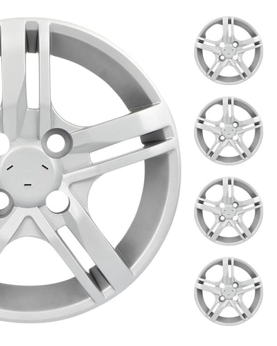 Hubcaps Wheel Cover Rim 13 Inch 4 PCS Silver