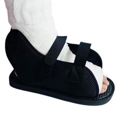 Post-Op Open Toe Plaster Cast Shoe Adjustable Walking Boot Cover Breathable Fracture Cast Protective Shoe Support