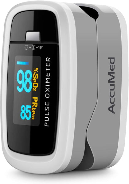 CMS-50D1 Fingertip Pulse Oximeter Blood Oxygen Sensor SpO2 for Sports and Aviation. Portable and Lightweight with LED