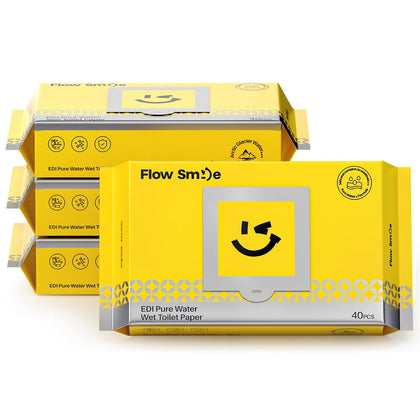 Flushable Wipes for Adults, 160 Count XL Unscented Toilet Wipes