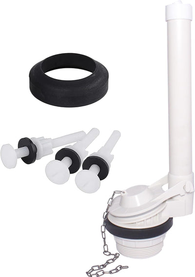 2-Inch Toilet Flush Valve Replacement 2-piece Toilet Tank Parts with Gasket and Bolts Fit for Kohler/American Standard 738461-0070A, Easy to Install