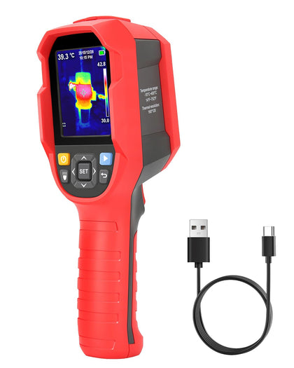 Infrared Thermal Imaging Camera, Rechargable Handheld Thermal Scanner 320 x 240 Super Resolution IR Heat Camera for